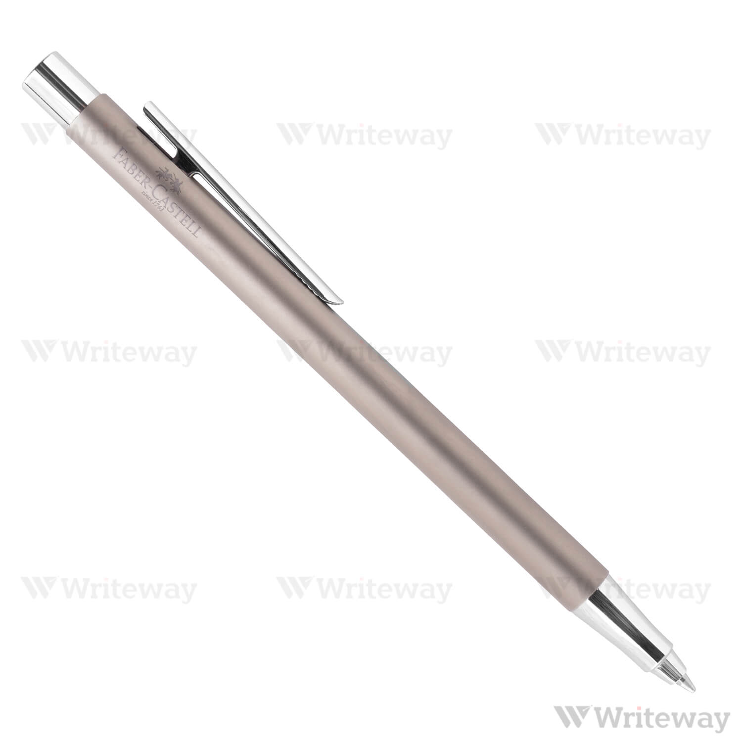 FABER CASTELL NEO SLIM BALL PEN STYLUS STAINLESS STEEL MATT